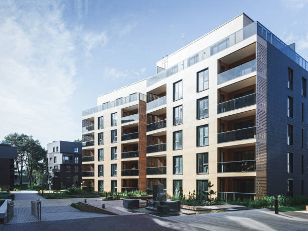 Wohnquartier Mehrfamilienhäuser